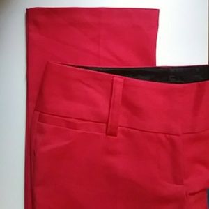 Guess red hot dress pants
